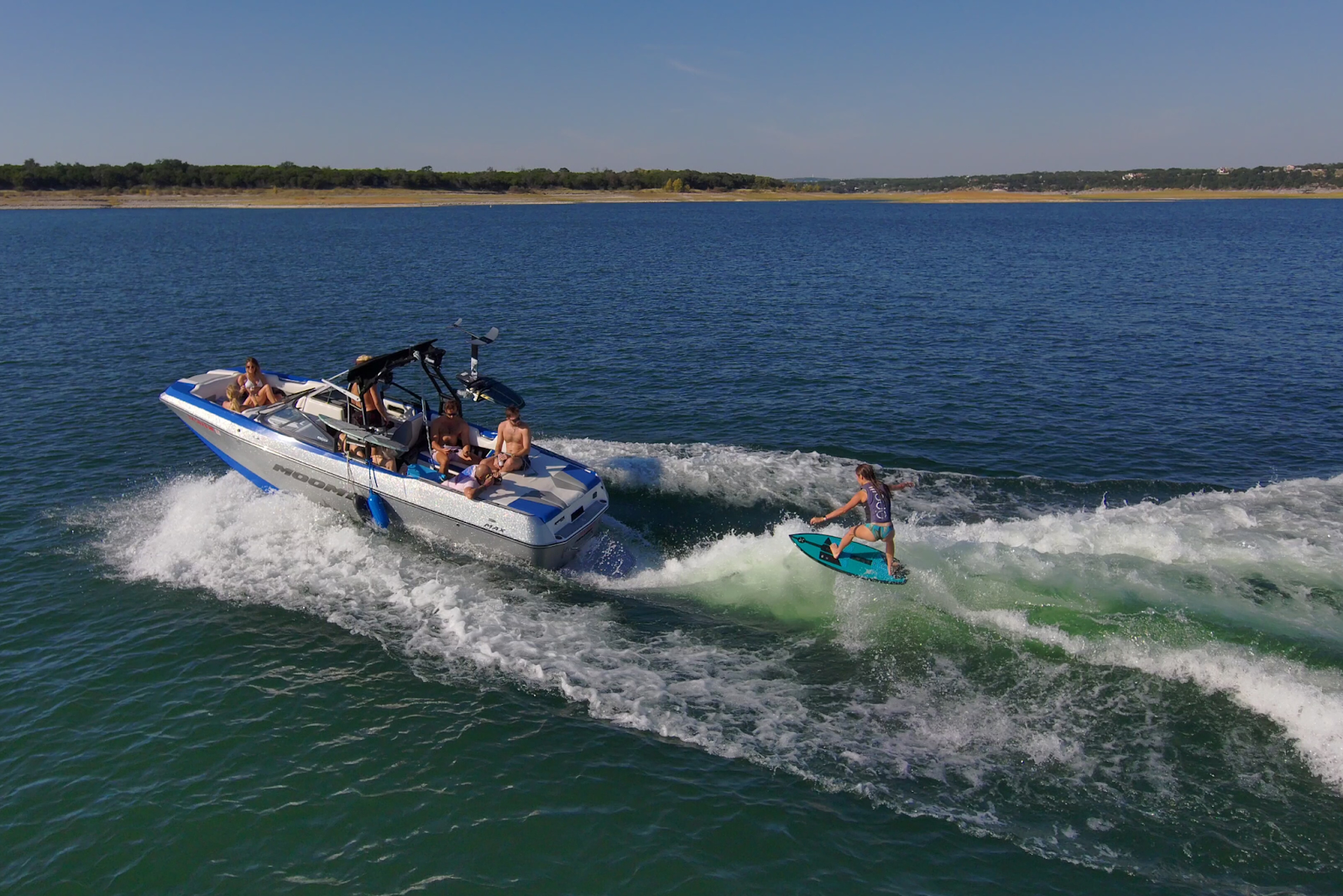 wakeboarding on lake austin