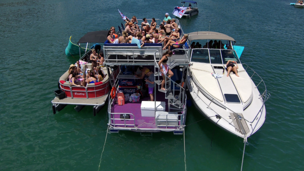 boat party on lake travis