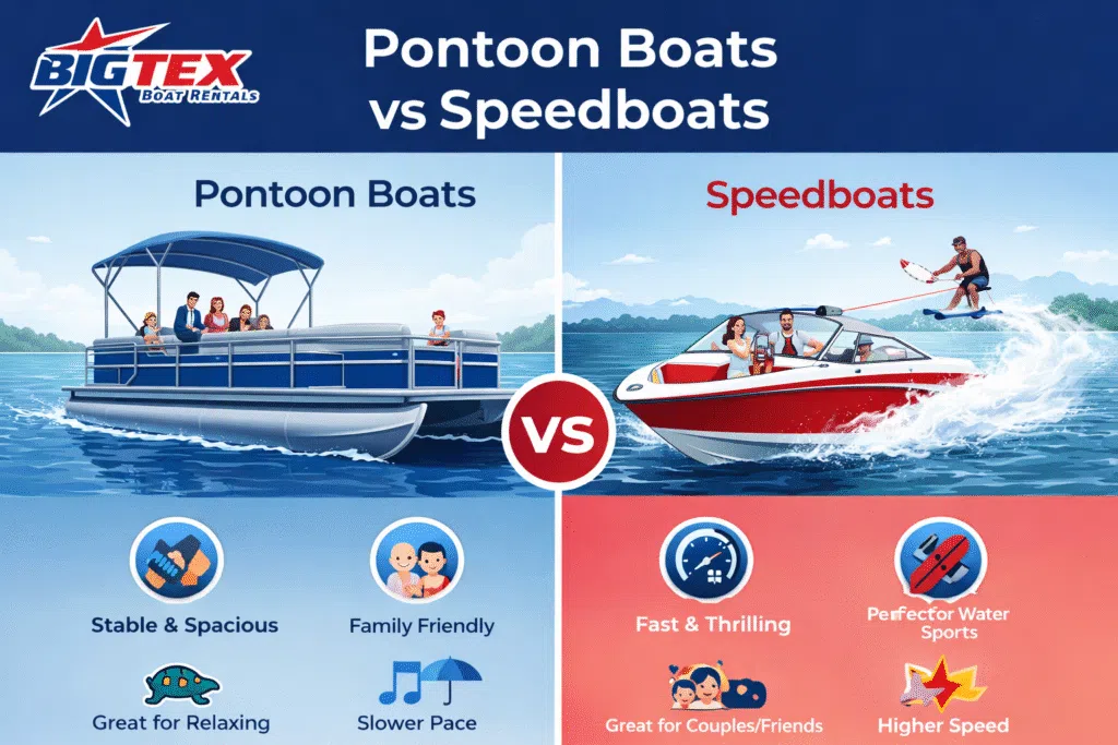 Pontoon Boats vs Speedboats
