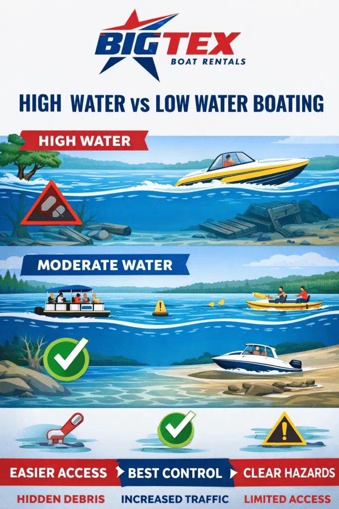 high water vs low water